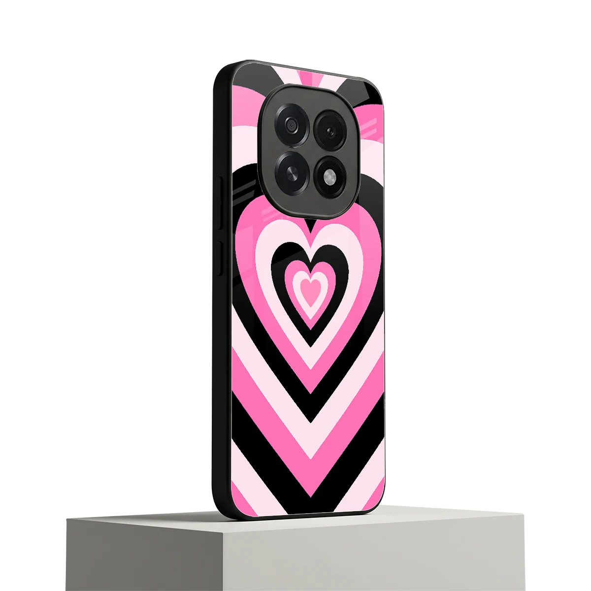 Y2K Bubblegum Hearts oppo f29 5g mobile cover | shockproof glass phone case