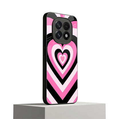 Y2K Bubblegum Hearts oppo f29 5g mobile cover | shockproof glass phone case