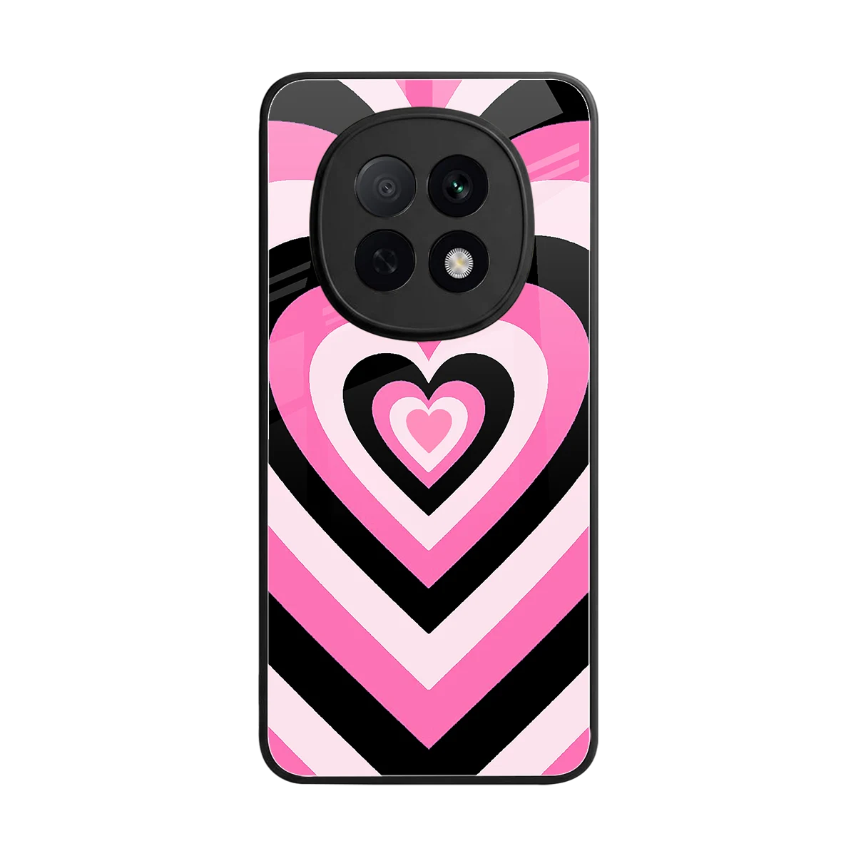 Y2K Bubblegum Hearts back phone cover | glass case for oppo f29 pro 5g