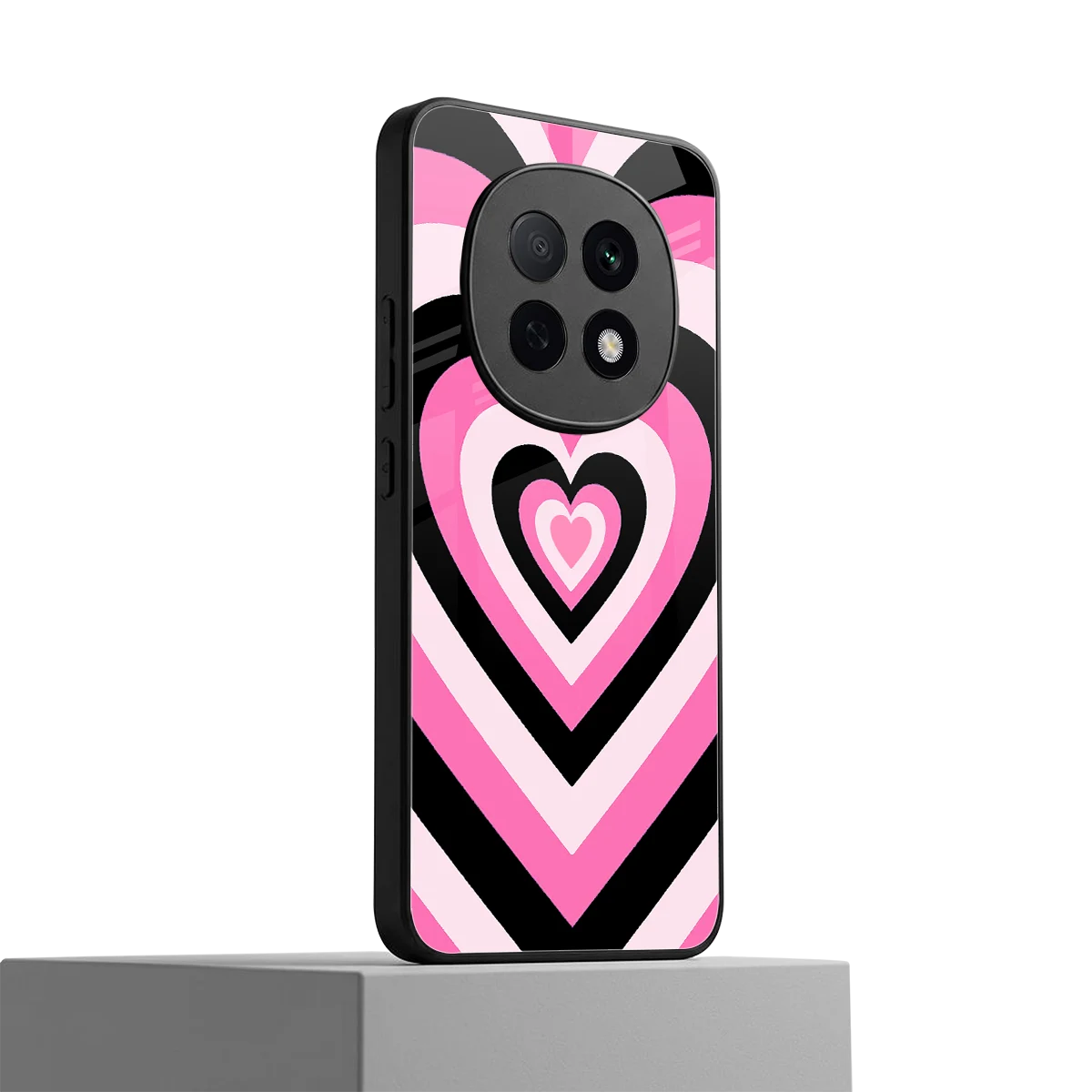 Y2K Bubblegum Hearts oppo f29 pro 5g mobile cover | shockproof glass phone case