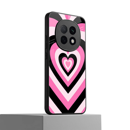 Y2K Bubblegum Hearts oppo f29 pro 5g mobile cover | shockproof glass phone case