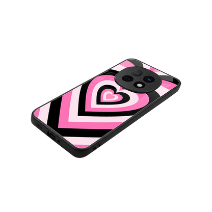 Y2K Bubblegum Hearts stylish phone case for oppo f29 pro 5g | glossy glass and slim fit