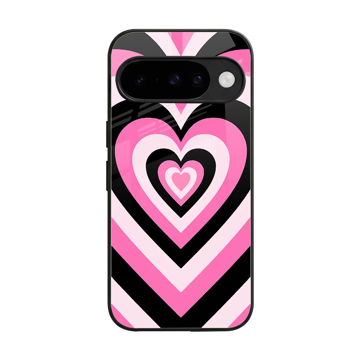 Y2K Bubblegum Hearts back phone cover | glass case for google pixel 10