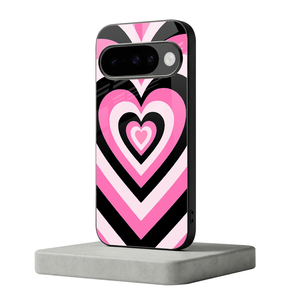 Y2K Bubblegum Hearts google pixel 10 mobile cover | shockproof glass phone case