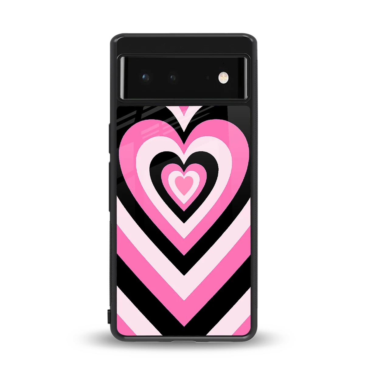 Y2K Bubblegum Hearts back phone cover | glass case for google pixel 6a