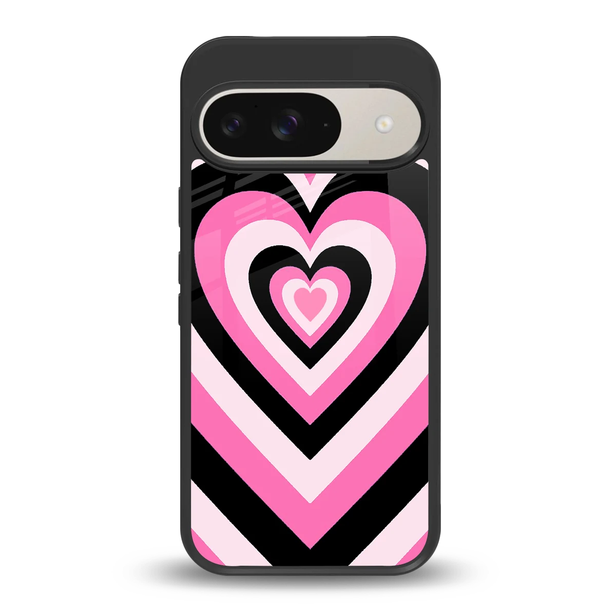 Y2K Bubblegum Hearts back phone cover | glass case for google pixel 9