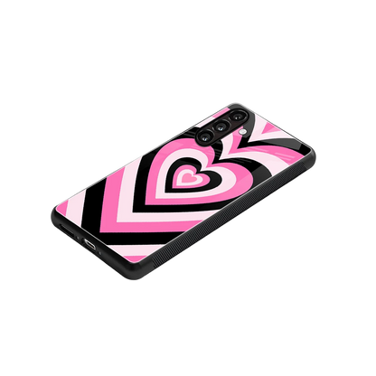 Y2K Bubblegum Hearts stylish phone case for samsung galaxy a37 5g | glossy glass and slim fit