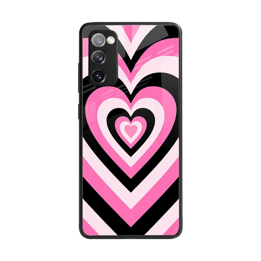 Y2K Bubblegum Hearts back phone cover | glass case for samsung galaxy s20 fe