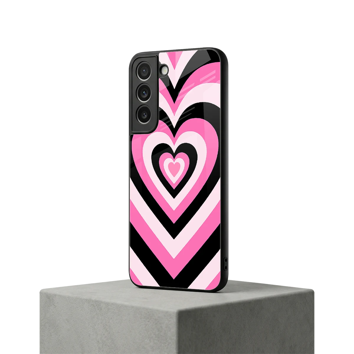 Y2K Bubblegum Hearts samsung galaxy s22 mobile cover | shockproof glass phone case