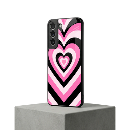 Y2K Bubblegum Hearts samsung galaxy s22 mobile cover | shockproof glass phone case