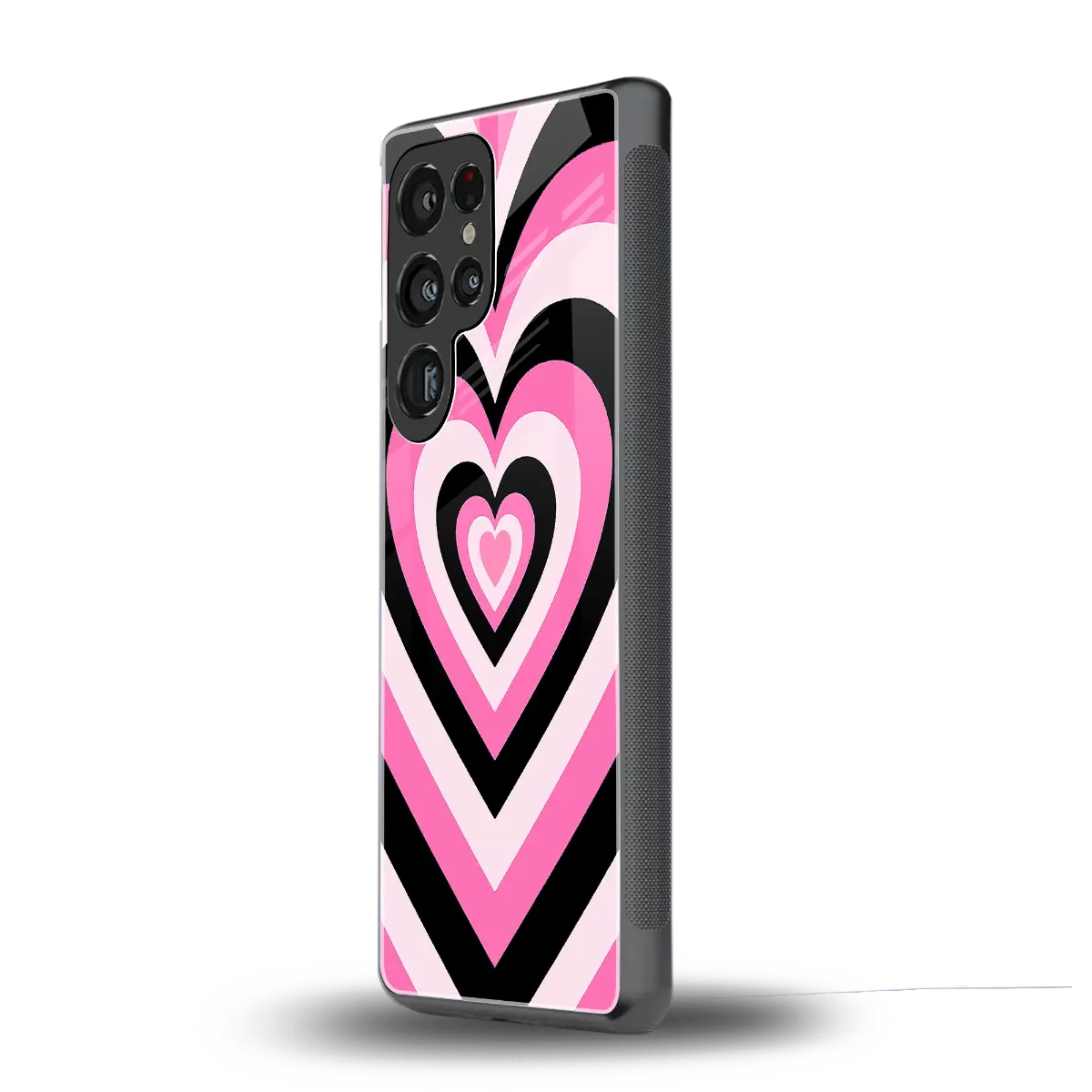 Y2K Bubblegum Hearts samsung galaxy s25 ultra mobile cover | shockproof glass phone case
