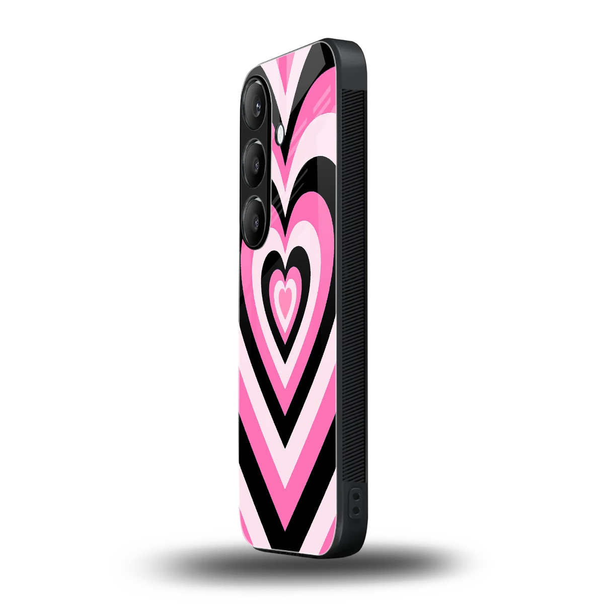 Y2K Bubblegum Hearts samsung galaxy s25 plus mobile cover | shockproof glass phone case