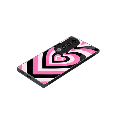 Y2K Bubblegum Hearts stylish phone case for vivo v40 pro | glossy glass and slim fit