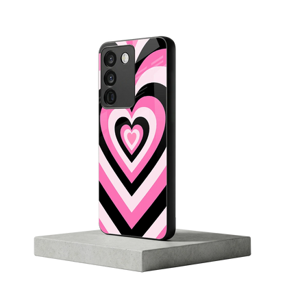 Y2K Bubblegum Hearts vivo y200 5g mobile cover | shockproof glass phone case