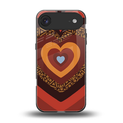 Y2K Caramel Crush Hearts back phone cover | glass case for iphone air