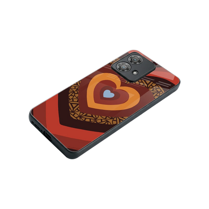 Y2K Caramel Crush Hearts stylish phone case for motorola edge 40 neo 5g | glossy glass and slim fit