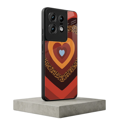 Y2K Caramel Crush Hearts motorola edge 50 pro mobile cover | shockproof glass phone case