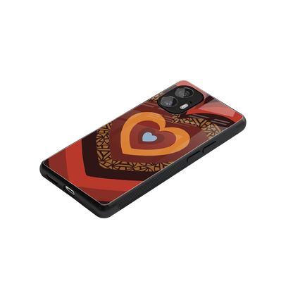 Y2K Caramel Crush Hearts stylish phone case for nothing phone 2 | glossy glass and slim fit