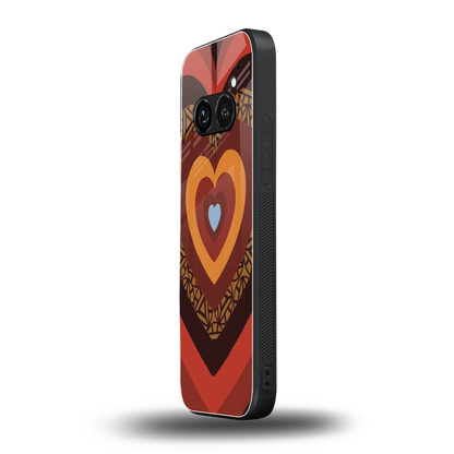 Y2K Caramel Crush Hearts nothing phone 2a mobile cover | shockproof glass phone case