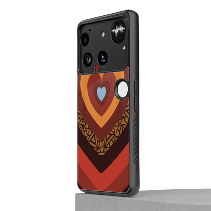 Y2K Caramel Crush Hearts nothing phone 3 mobile cover | shockproof glass phone case