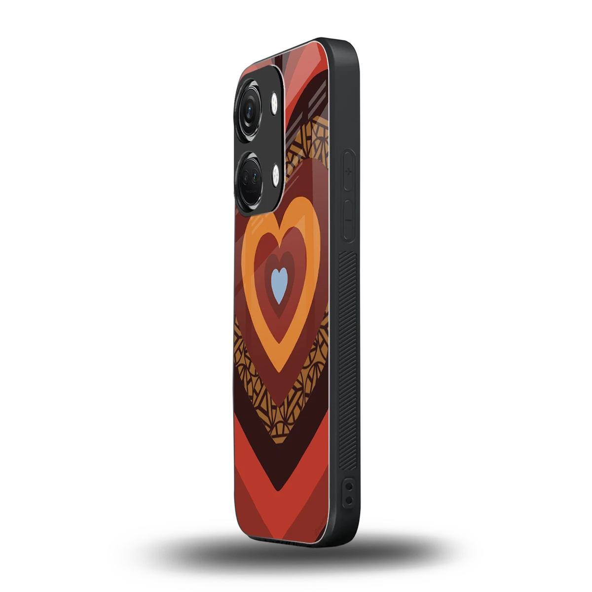 Y2K Caramel Crush Hearts oneplus nord 3 mobile cover | shockproof glass phone case
