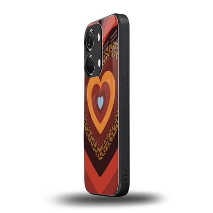 Y2K Caramel Crush Hearts oneplus nord 3 mobile cover | shockproof glass phone case