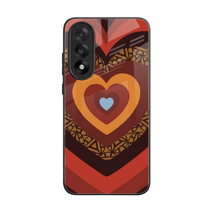 Y2K Caramel Crush Hearts back phone cover | glass case for oneplus nord 5