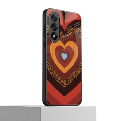 Y2K Caramel Crush Hearts oneplus nord 5 mobile cover | shockproof glass phone case