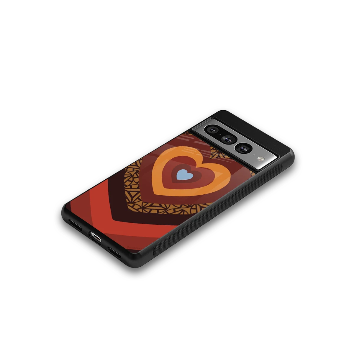 Y2K Caramel Crush Hearts google pixel 7 pro mobile cover | shockproof glass phone case