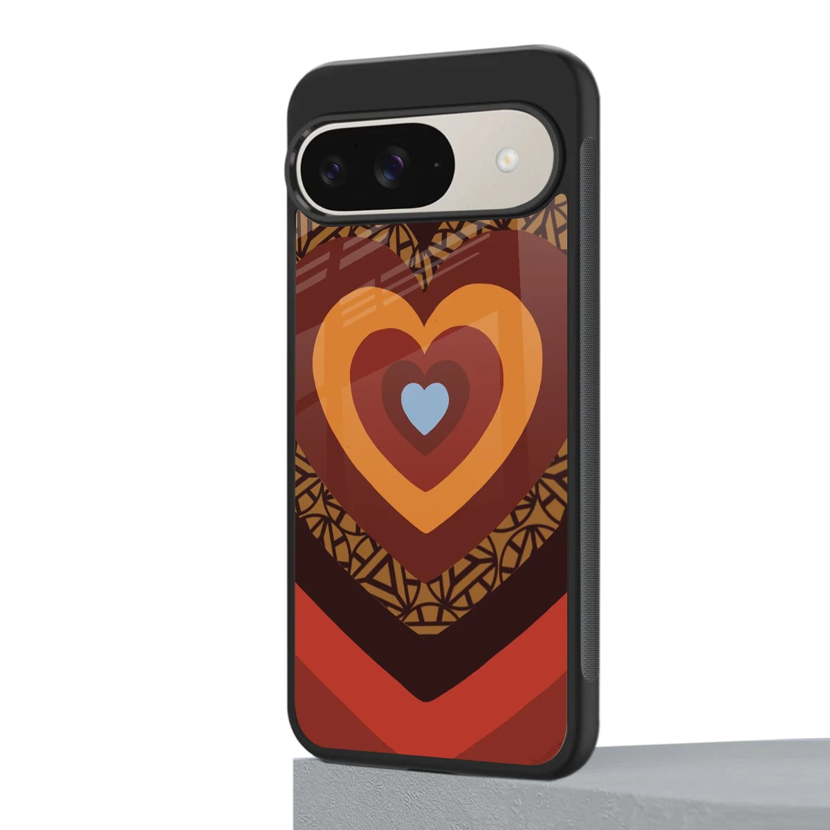 Y2K Caramel Crush Hearts google pixel 9 mobile cover | shockproof glass phone case