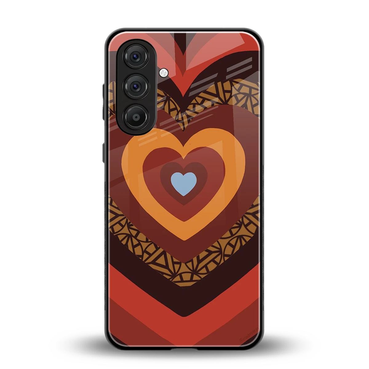 Y2K Caramel Crush Hearts back phone cover | glass case for samsung galaxy a14 5g