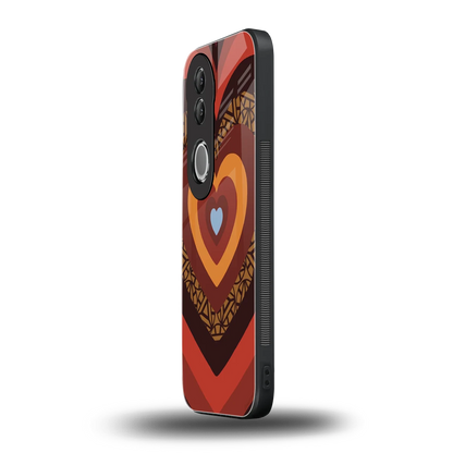 Y2K Caramel Crush Hearts vivo v50 mobile cover | shockproof glass phone case