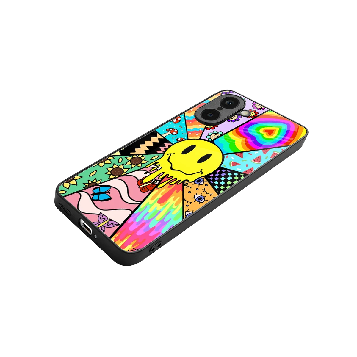 Y2K Doodle stylish phone case for oneplus nord ce5 5g | glossy glass and slim fit