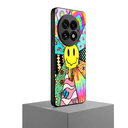 Y2K Doodle oneplus 13 mobile cover | shockproof glass phone case