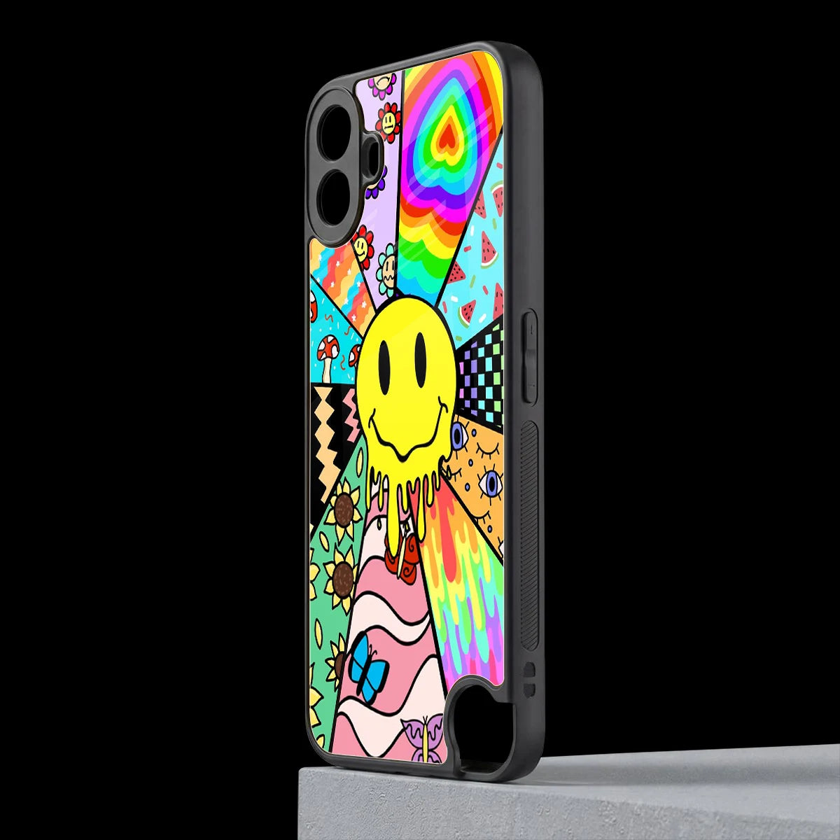 Y2K Doodle cmf nothing phone 1 mobile cover | shockproof glass phone case