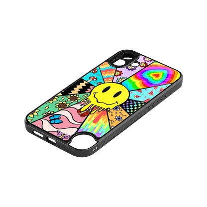 Y2K Doodle stylish phone case for cmf nothing phone 1 | glossy glass and slim fit