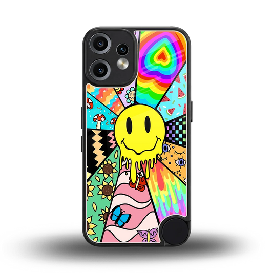 Y2K Doodle back phone cover | glass case for cmf nothing phone 2 pro