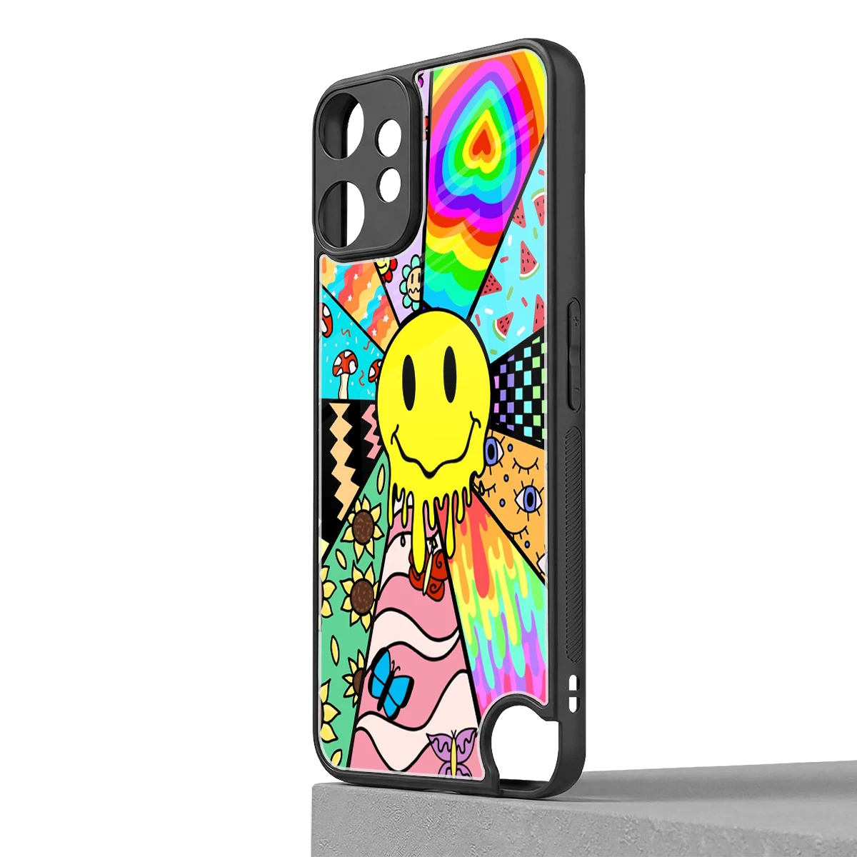Y2K Doodle cmf nothing phone 2 pro mobile cover | shockproof glass phone case