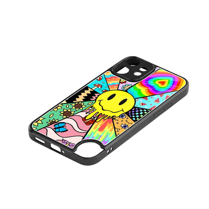 Y2K Doodle stylish phone case for cmf nothing phone 2 pro | glossy glass and slim fit