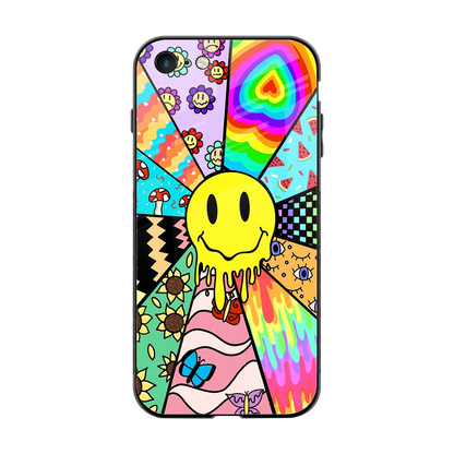 Y2K Doodle back phone cover | glass case for iphone 7