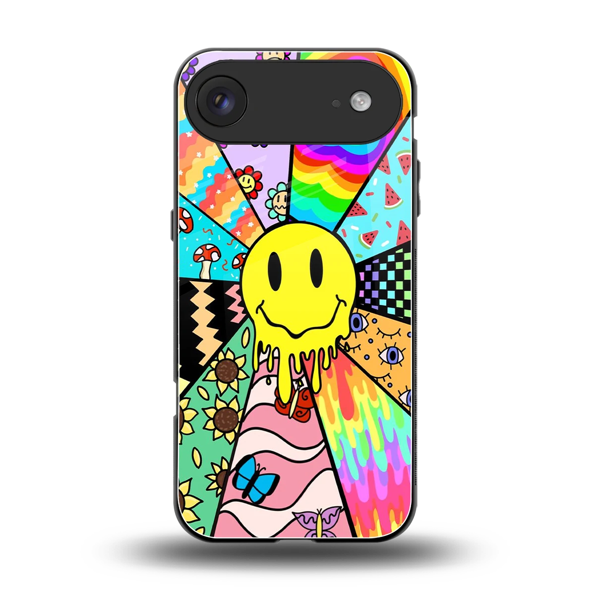 Y2K Doodle back phone cover | glass case for iphone air