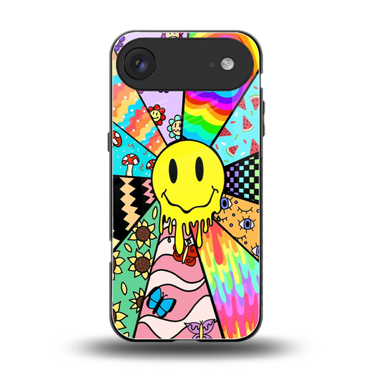 Y2K Doodle back phone cover | glass case for iphone air