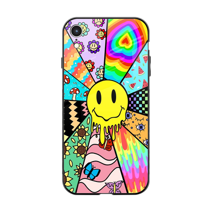 Y2K Doodle back phone cover | glass case for iphone xr