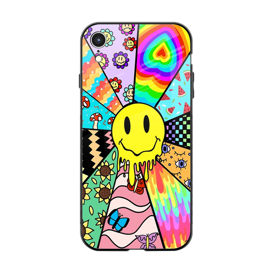 Y2K Doodle back phone cover | glass case for iphone xr