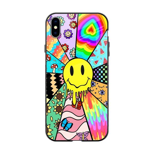 Y2K Doodle back phone cover | glass case for iphone xs max