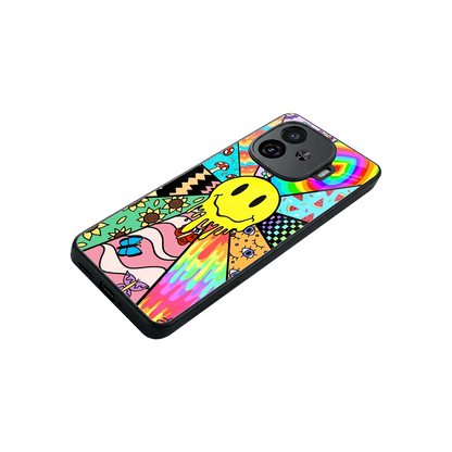 Y2K Doodle stylish phone case for iqoo neo 10r 5g | glossy glass and slim fit