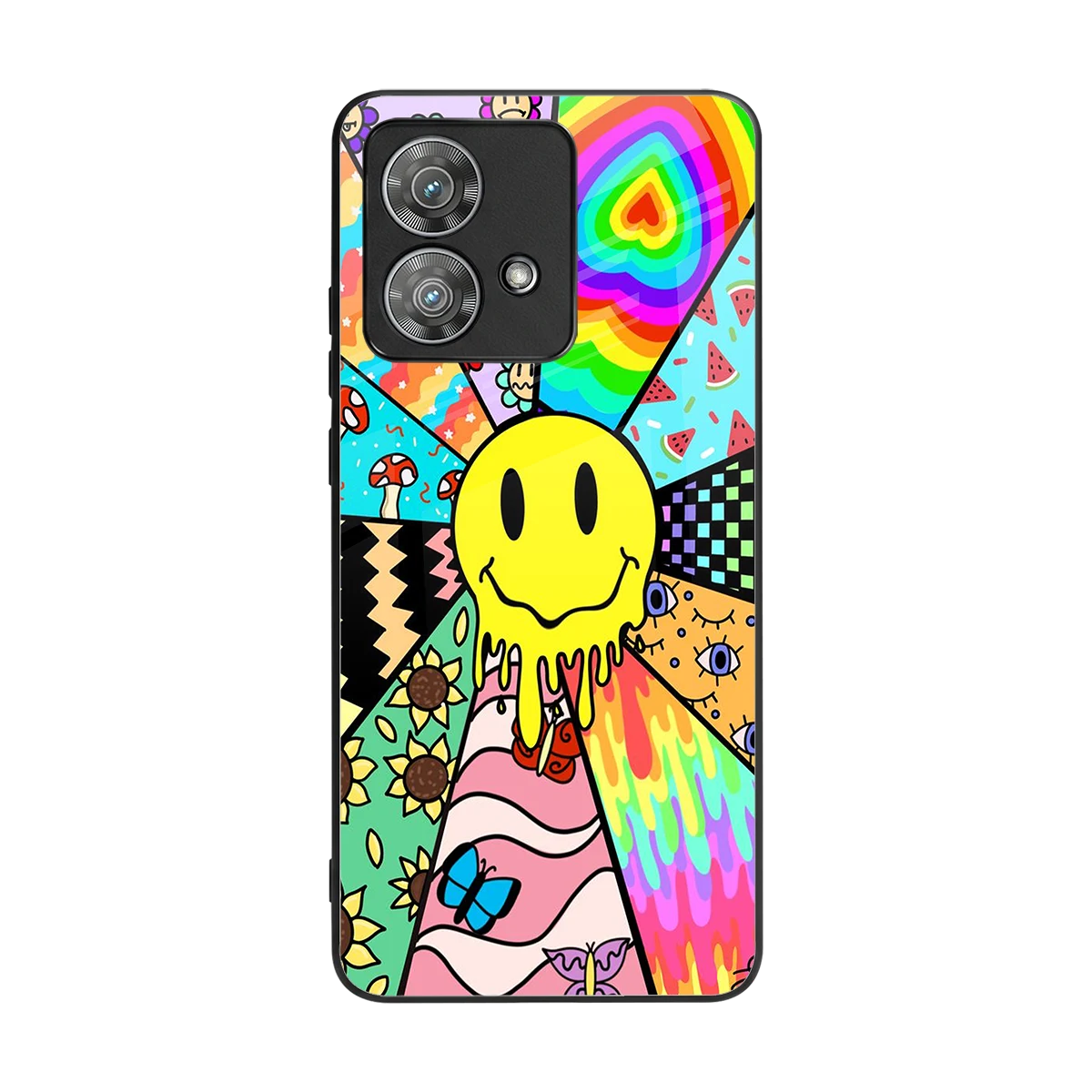 Y2K Doodle back phone cover | glass case for motorola edge 40 neo 5g