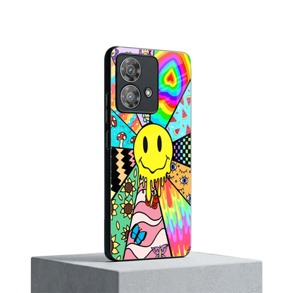 Y2K Doodle motorola edge 40 neo 5g mobile cover | shockproof glass phone case