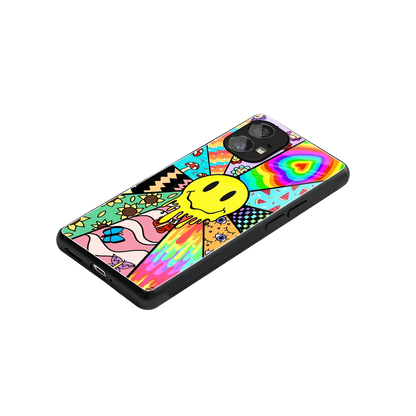 Y2K Doodle stylish phone case for nothing phone 1 | glossy glass and slim fit