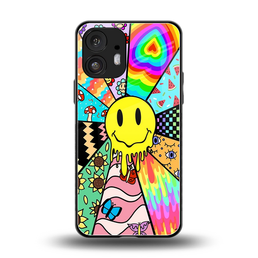Y2K Doodle back phone cover | glass case for nothing phone 2